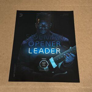 Tosin Abasi of Animals As Leaders - D'Addario - 2017 Print Advertisement